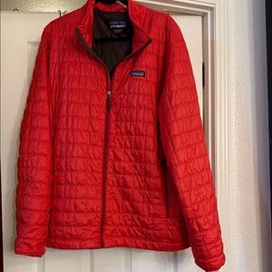Patagonia Vibrant Red Quilted Jacket